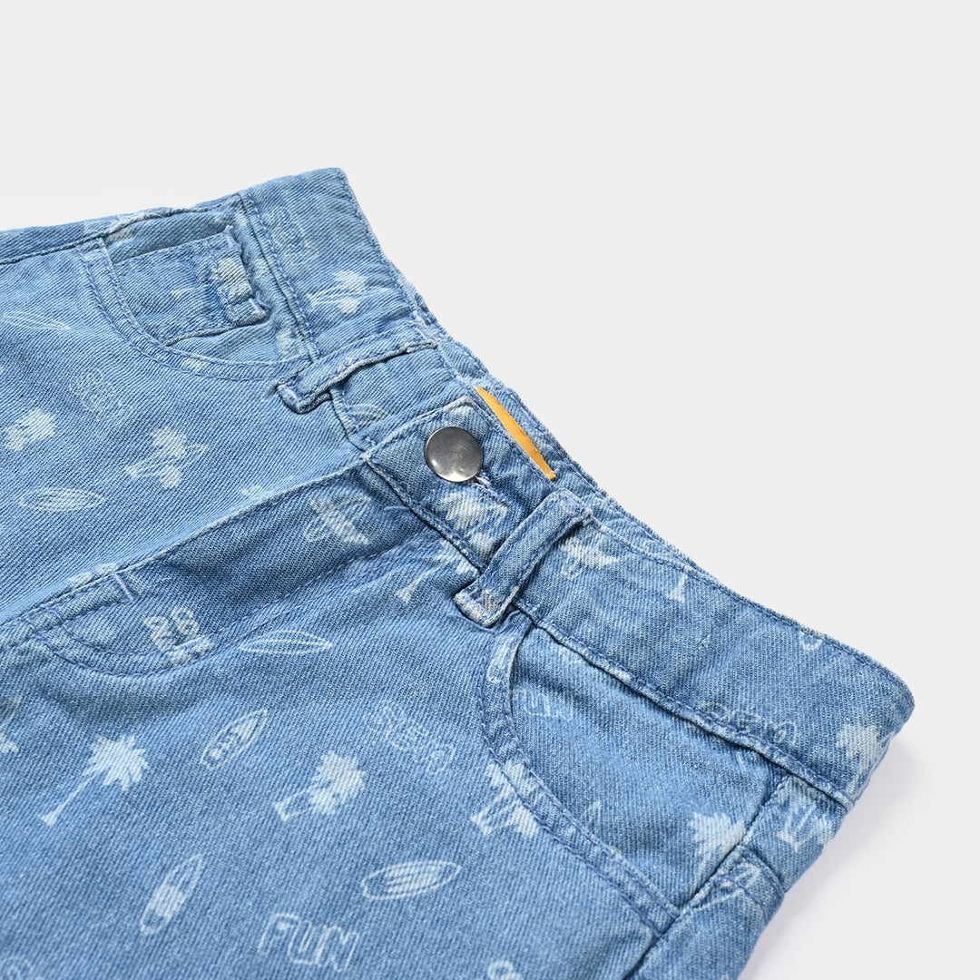 Boys Denim rigid Short Surf | LIGHT BLUE