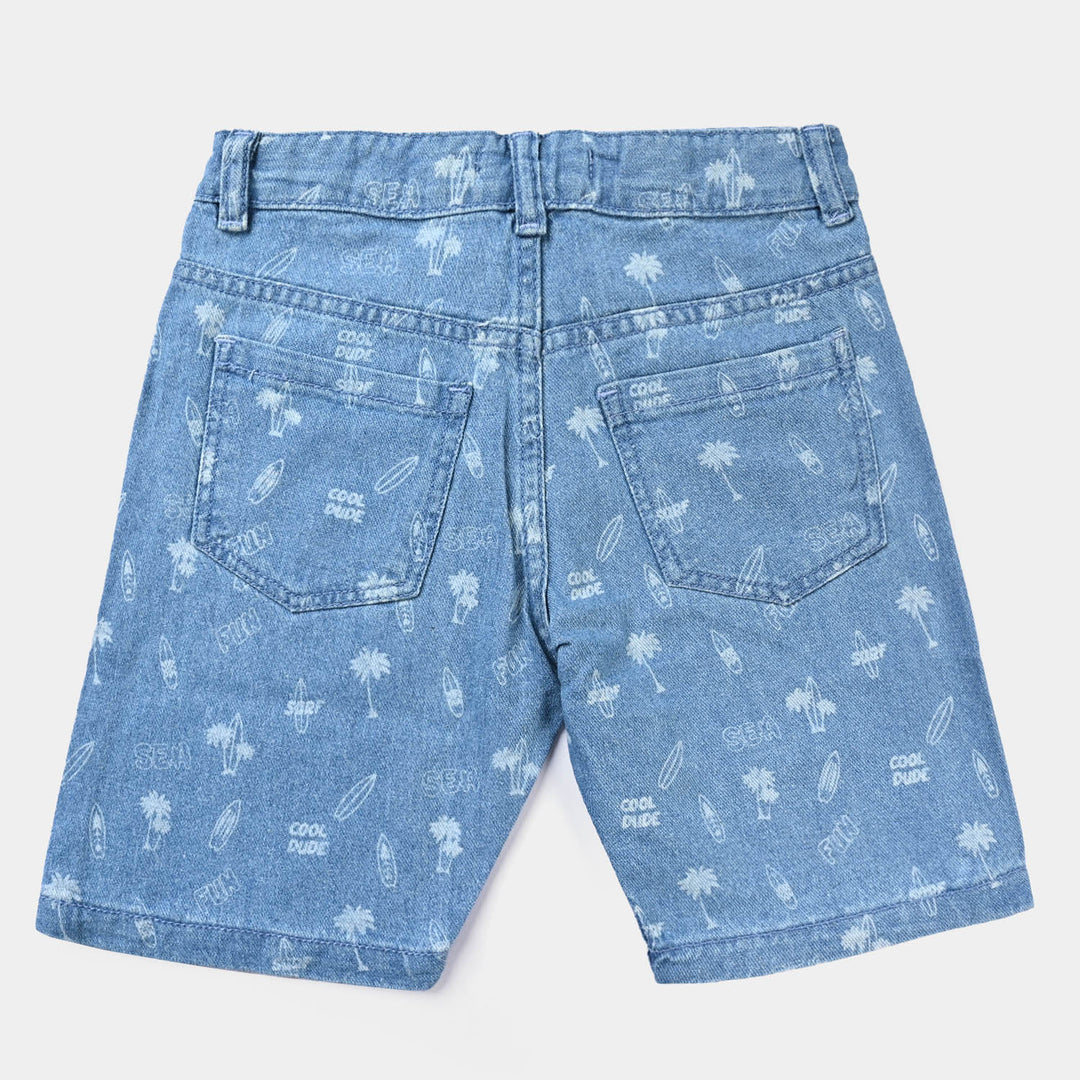 Boys Denim rigid Short Surf | LIGHT BLUE