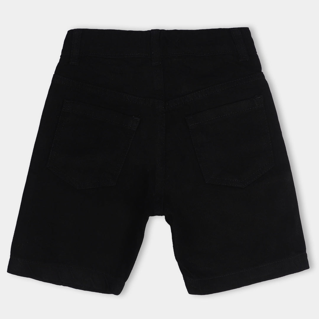 Boys Denim Short -BLACK