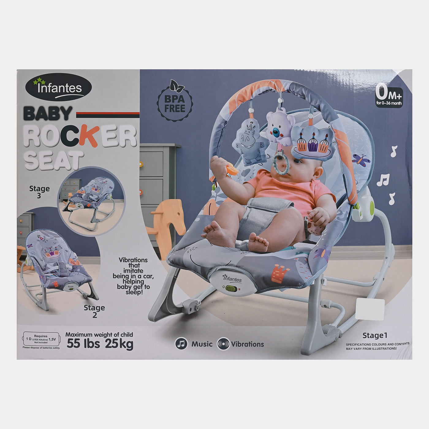 Infants Baby Rocker Seat