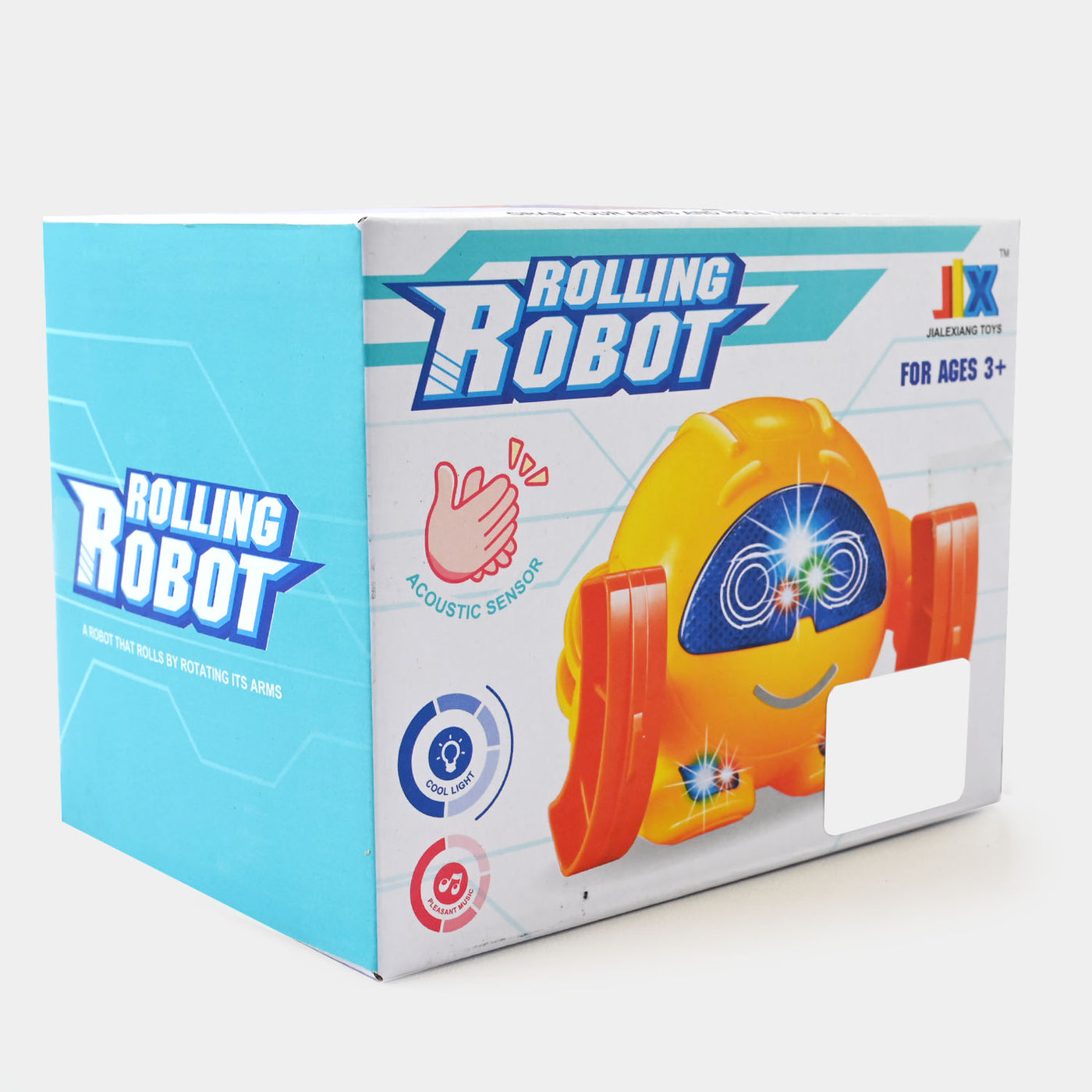 Rolling Robot Light & Musical Toy For Kids