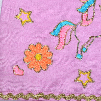 Infant Girls Raw Silk 2PCPC Suit -Pastel Pink