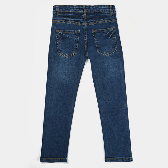 Boys Denim Stretch Pant Details Barracks-MD. Blue