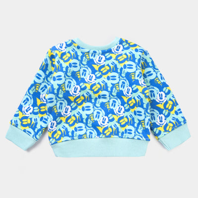 Infant Boys Fleece Sweatshirt Mickeys-D. Blue