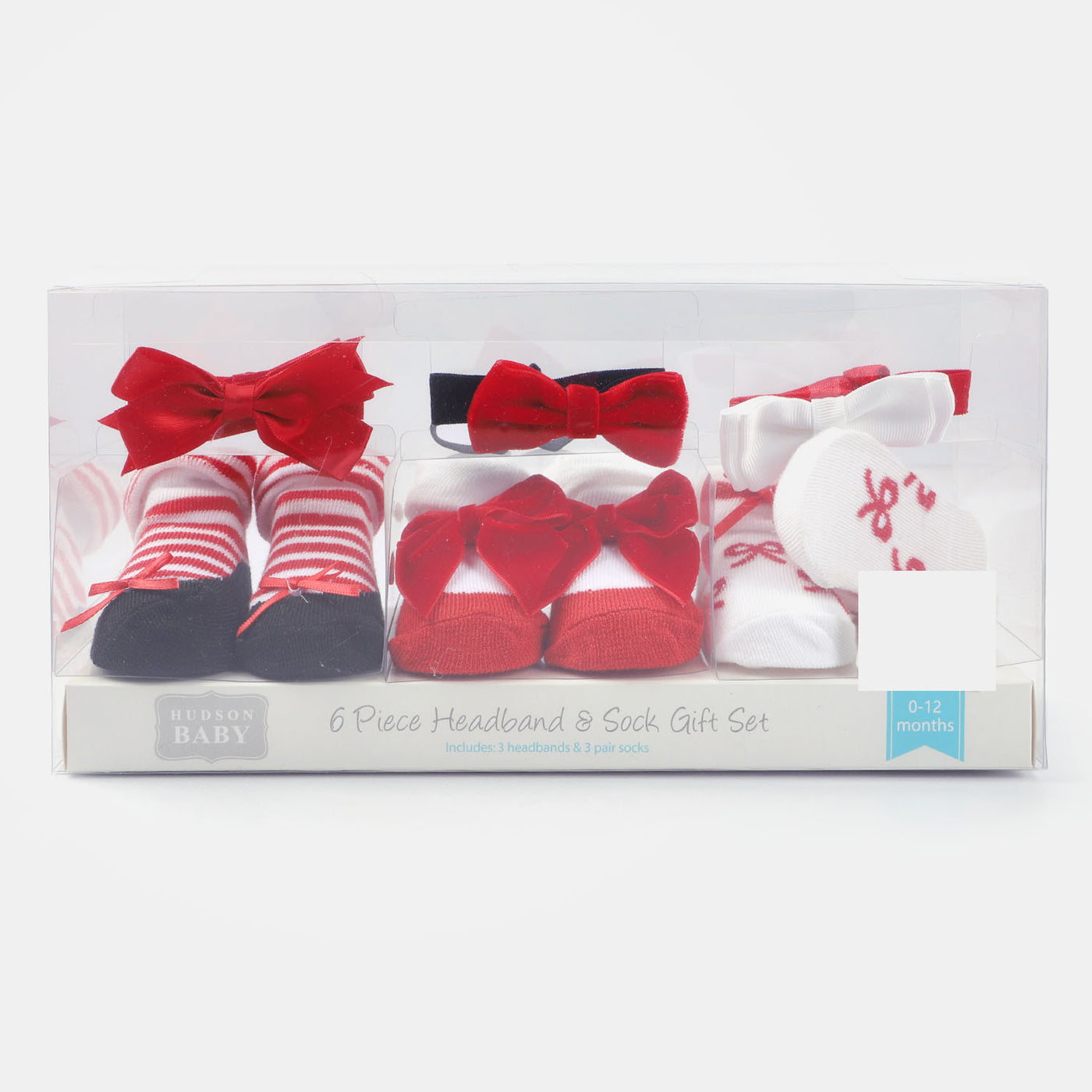 Infant GIRL SOCKS & HEADBAND PACK OF 3 GIFT SET