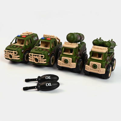 DiY Truck Vehicle Toy 4PCs For Kids