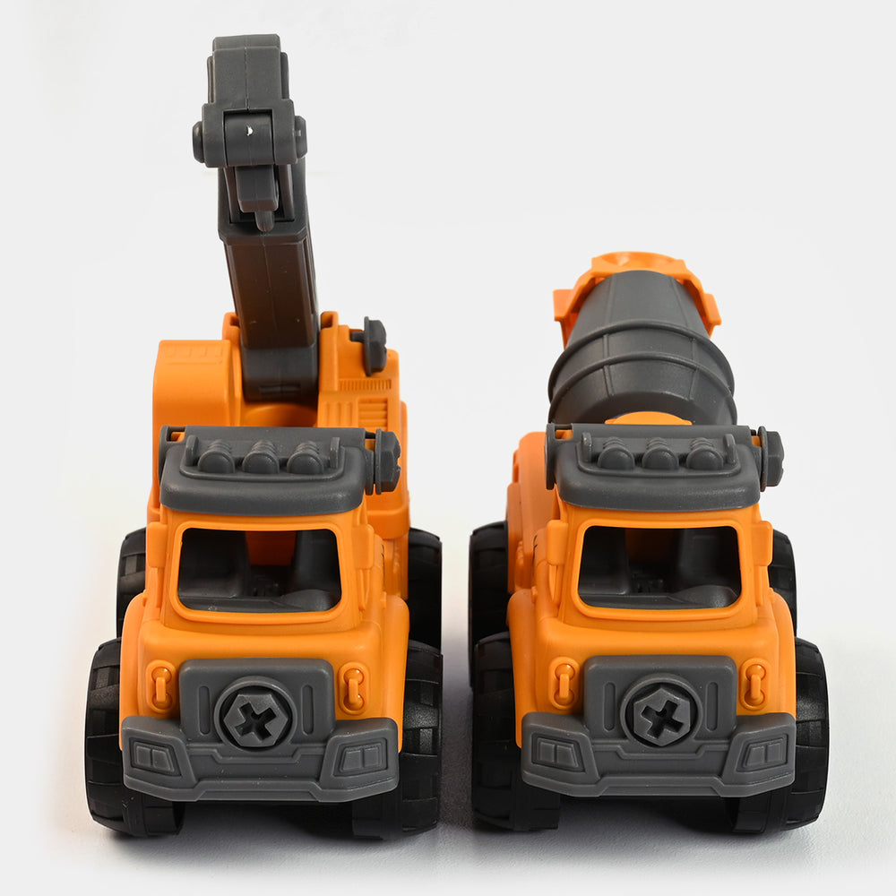 Assembly Vehicles Toys 4PCs Play Set For Kids
