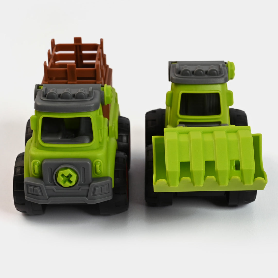 Assembly Vehicles Toys 4PCs Play Set For Kids