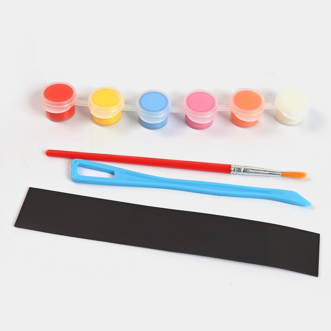 Glow In The Dark Robot Mould & Paint Play Set For Kids