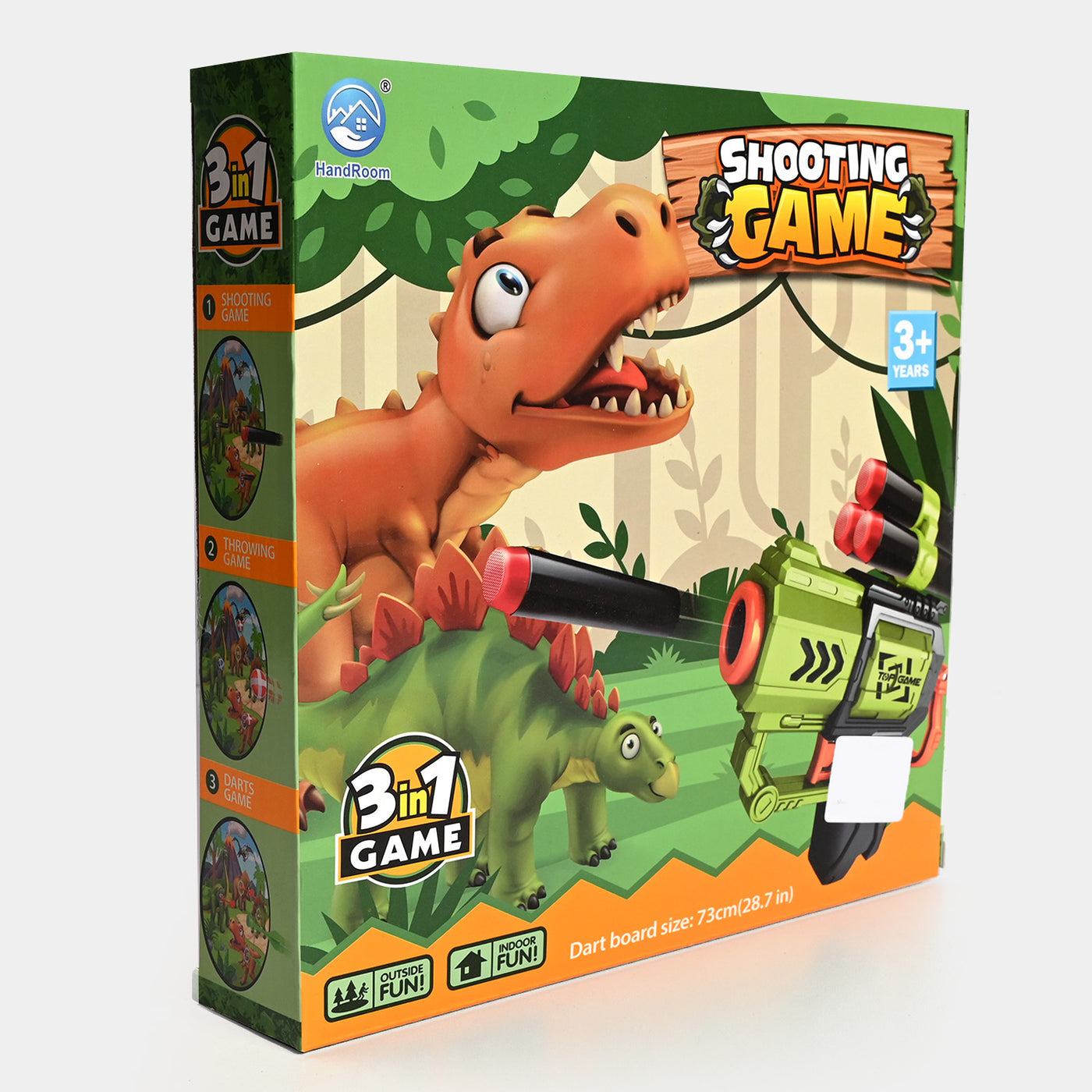 3 in 1 Dinosaur Sticky Dartboard Play Set Price in Pakistan Bachaa Party