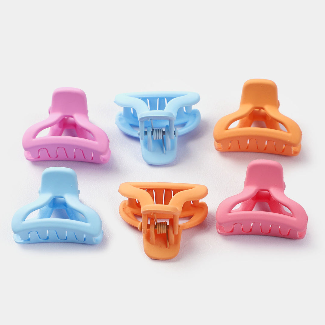 HAIR CATCHER/CLAW CLIP 6PCs PACK FOR GIRLS