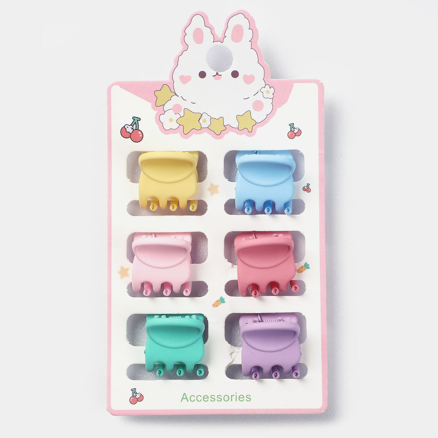 HAIR CATCHER/CLAW CLIP 6PCs PACK FOR GIRLS