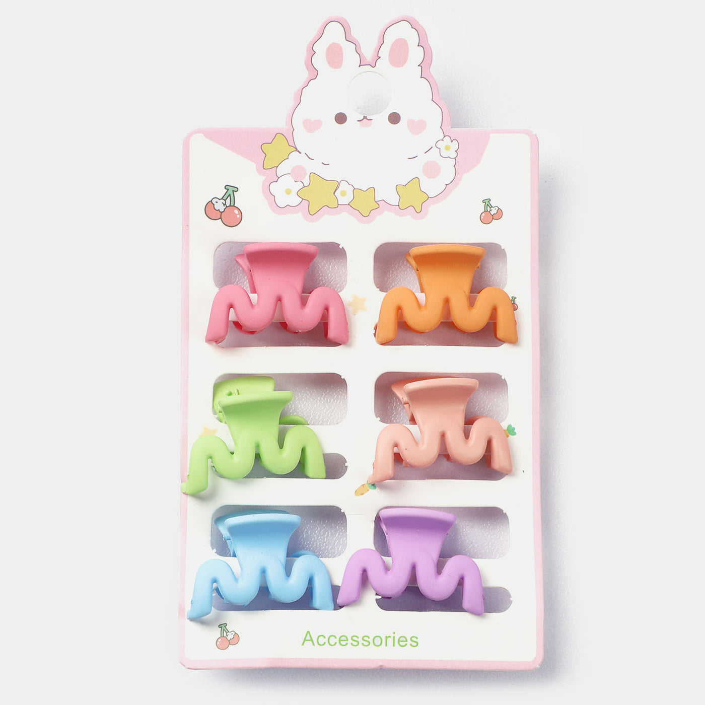 HAIR CATCHER/CLAW CLIP 6PCs PACK FOR GIRLS