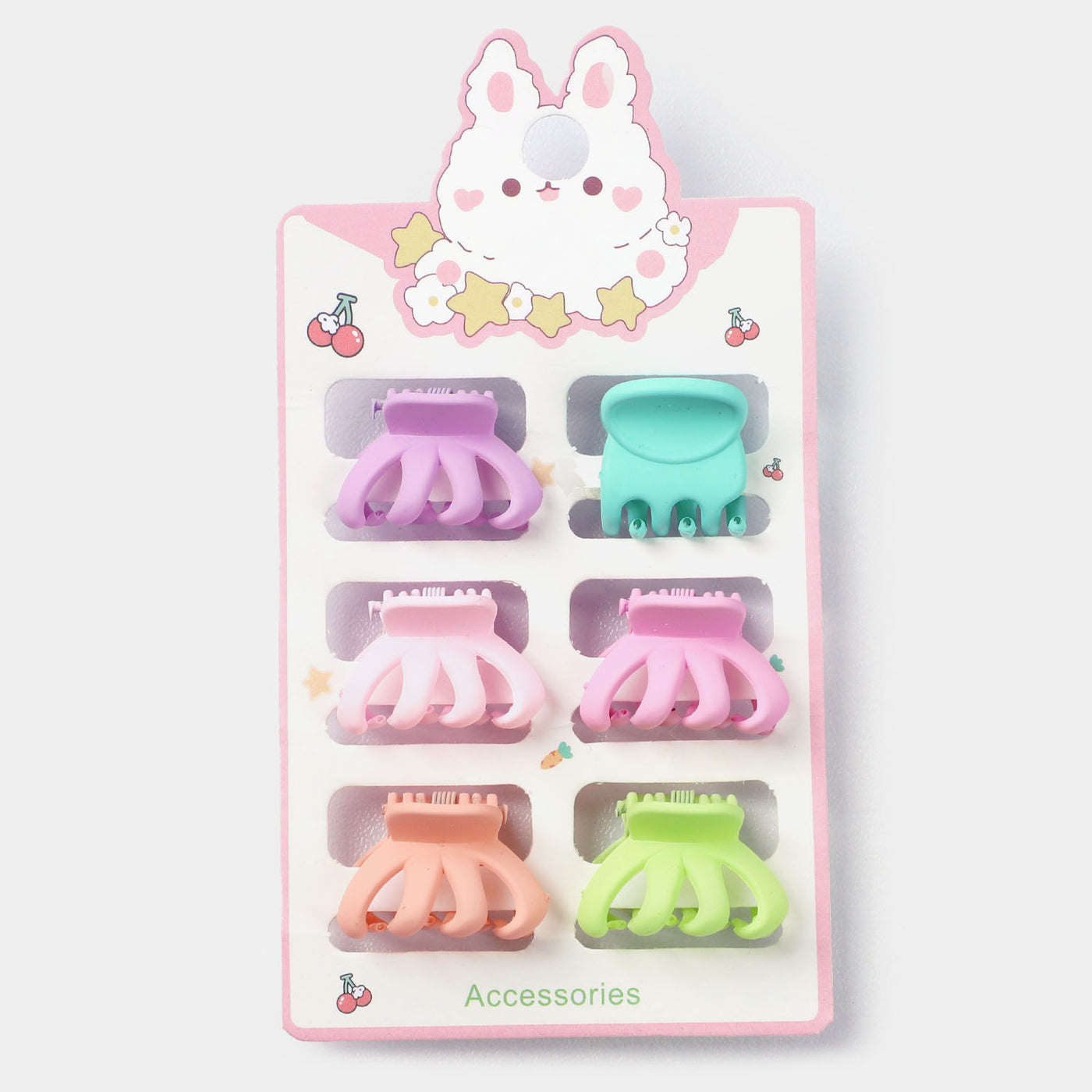 HAIR CATCHER/CLAW CLIP 6PCs PACK FOR GIRLS