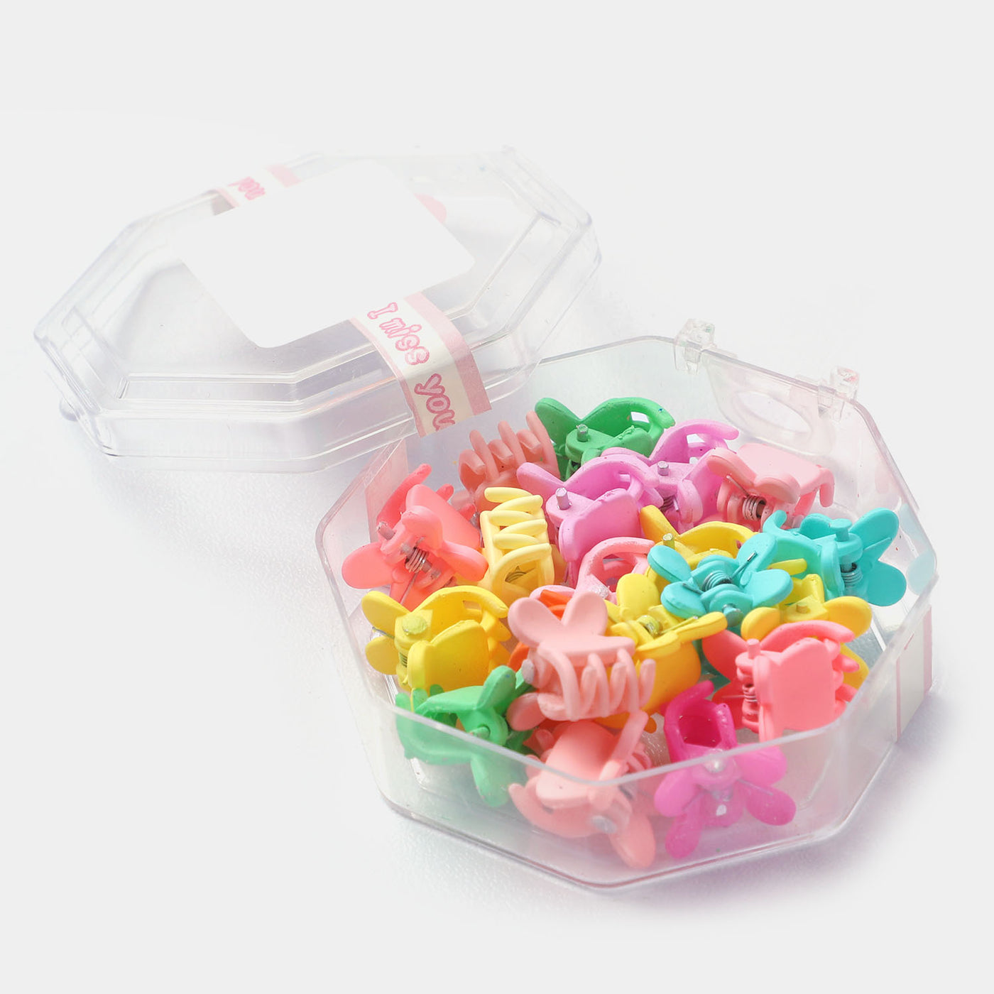 Fancy Multi Color Catcher/Claw Clips Box