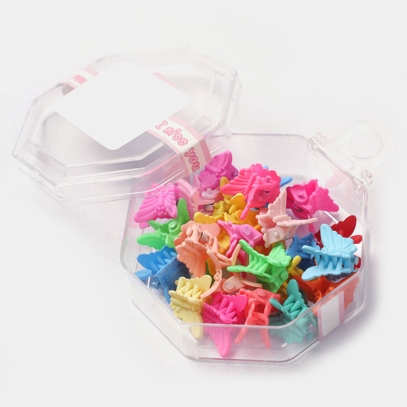 Fancy Multi Color Catcher/Claw Clips Box