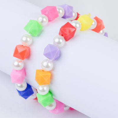 Girls Charm Beaded Bracelet