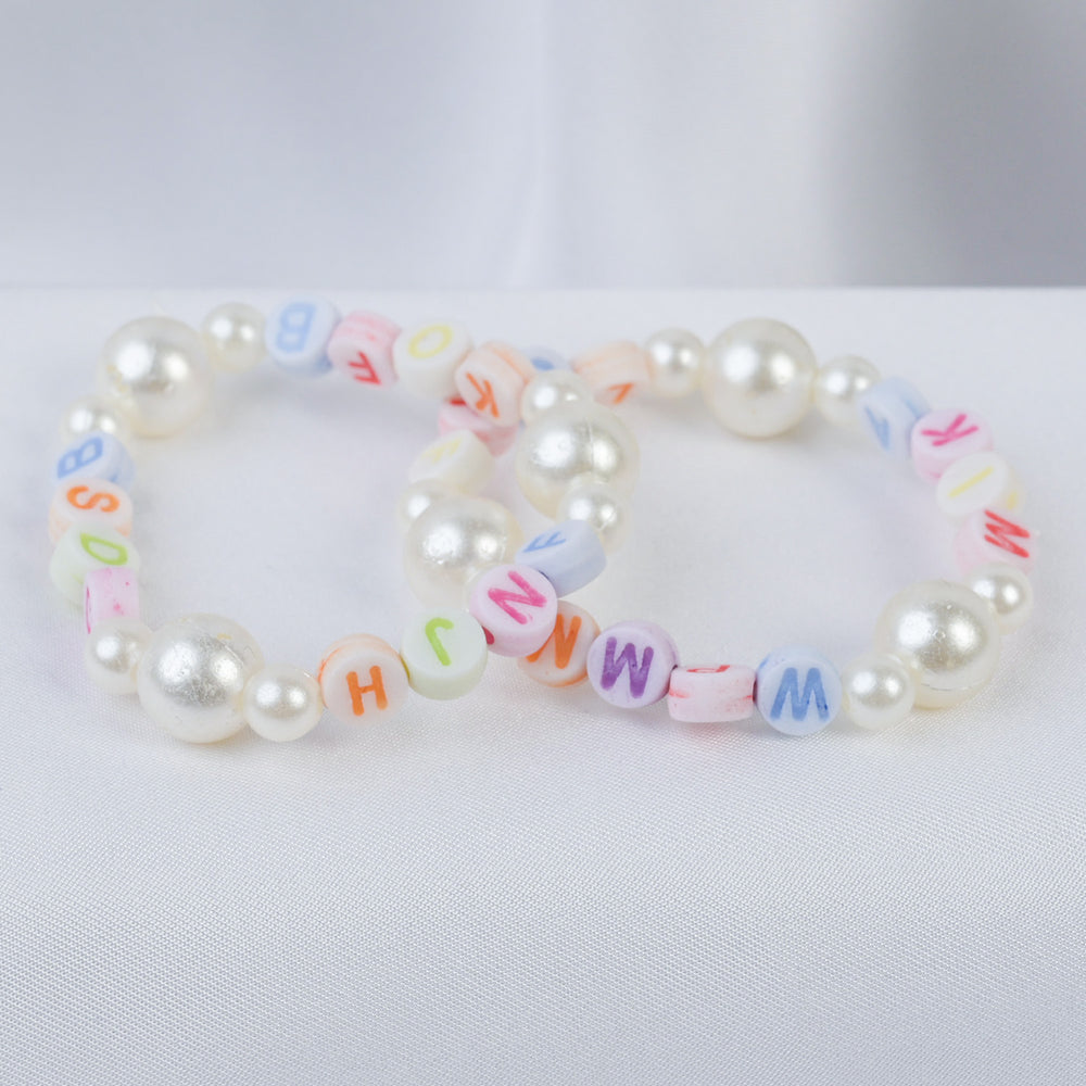 Girls Charm Beaded Bracelet