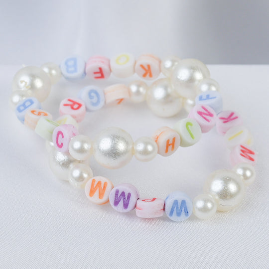 Girls Charm Beaded Bracelet