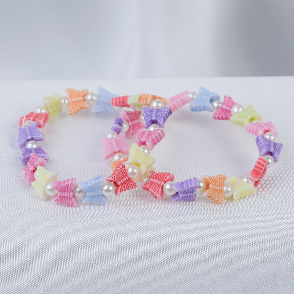 Girls Charm Beaded Bracelet