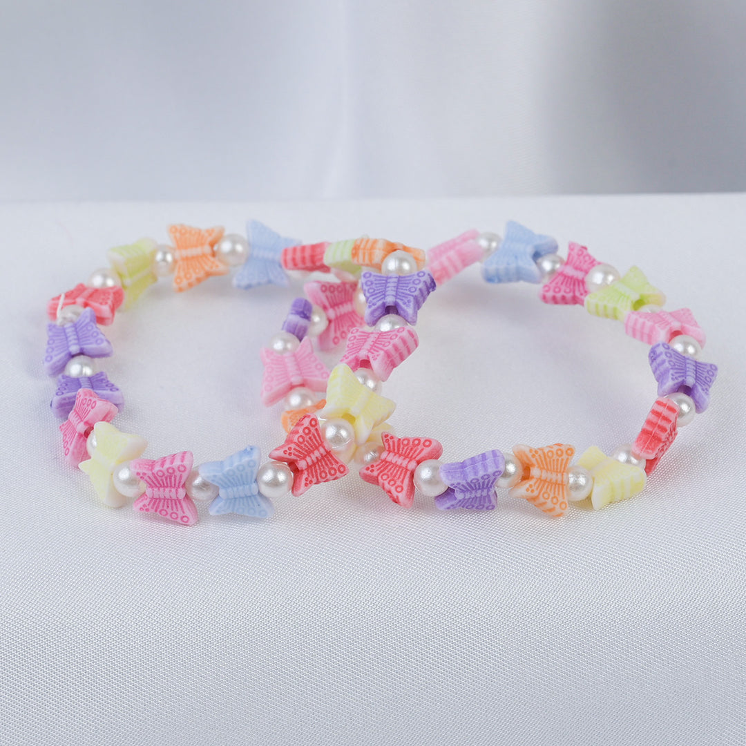 Girls Charm Beaded Bracelet