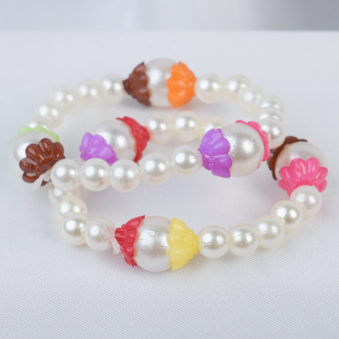 Girls Charm Beaded Bracelet