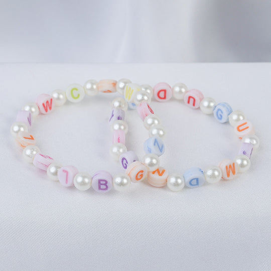 Girls Charm Beaded Bracelet