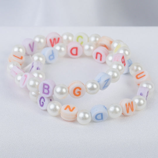 Girls Charm Beaded Bracelet