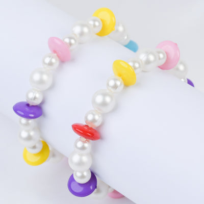 Girls Charm Beaded Bracelet