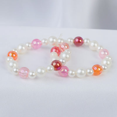 Girls Charm Beaded Bracelet