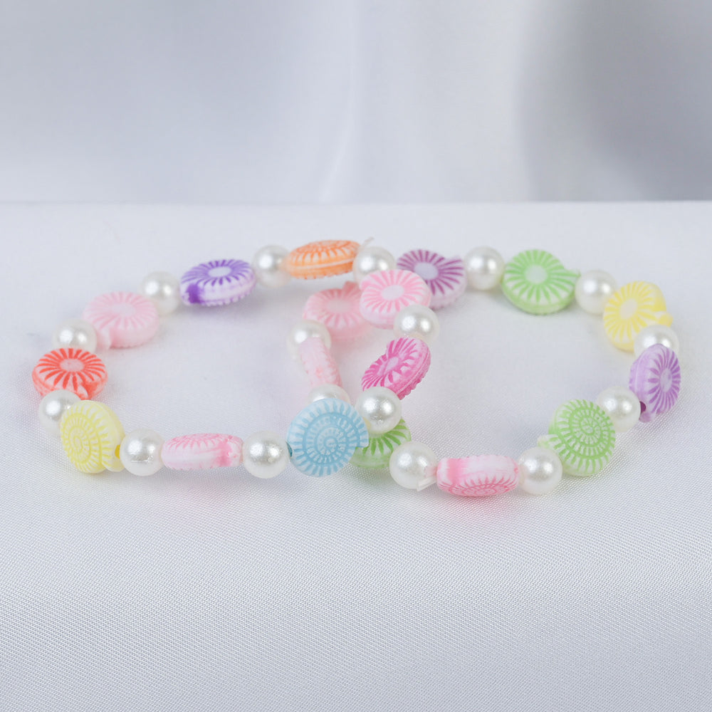 Girls Charm Beaded Bracelet