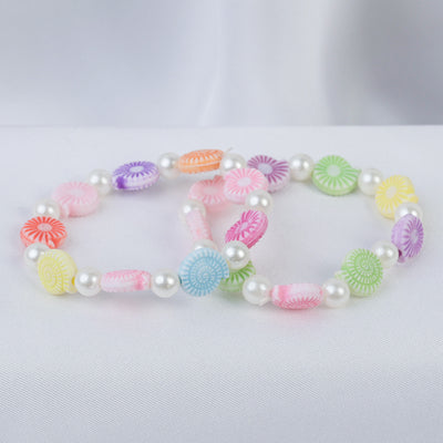 Girls Charm Beaded Bracelet