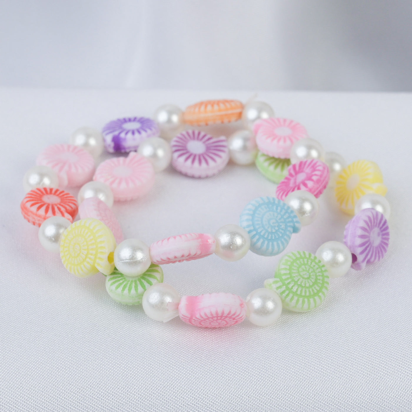 Girls Charm Beaded Bracelet