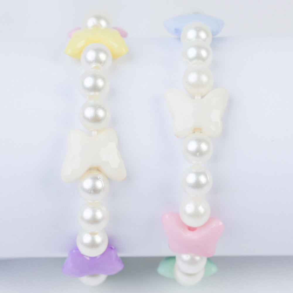 Girls Charm Beaded Bracelet