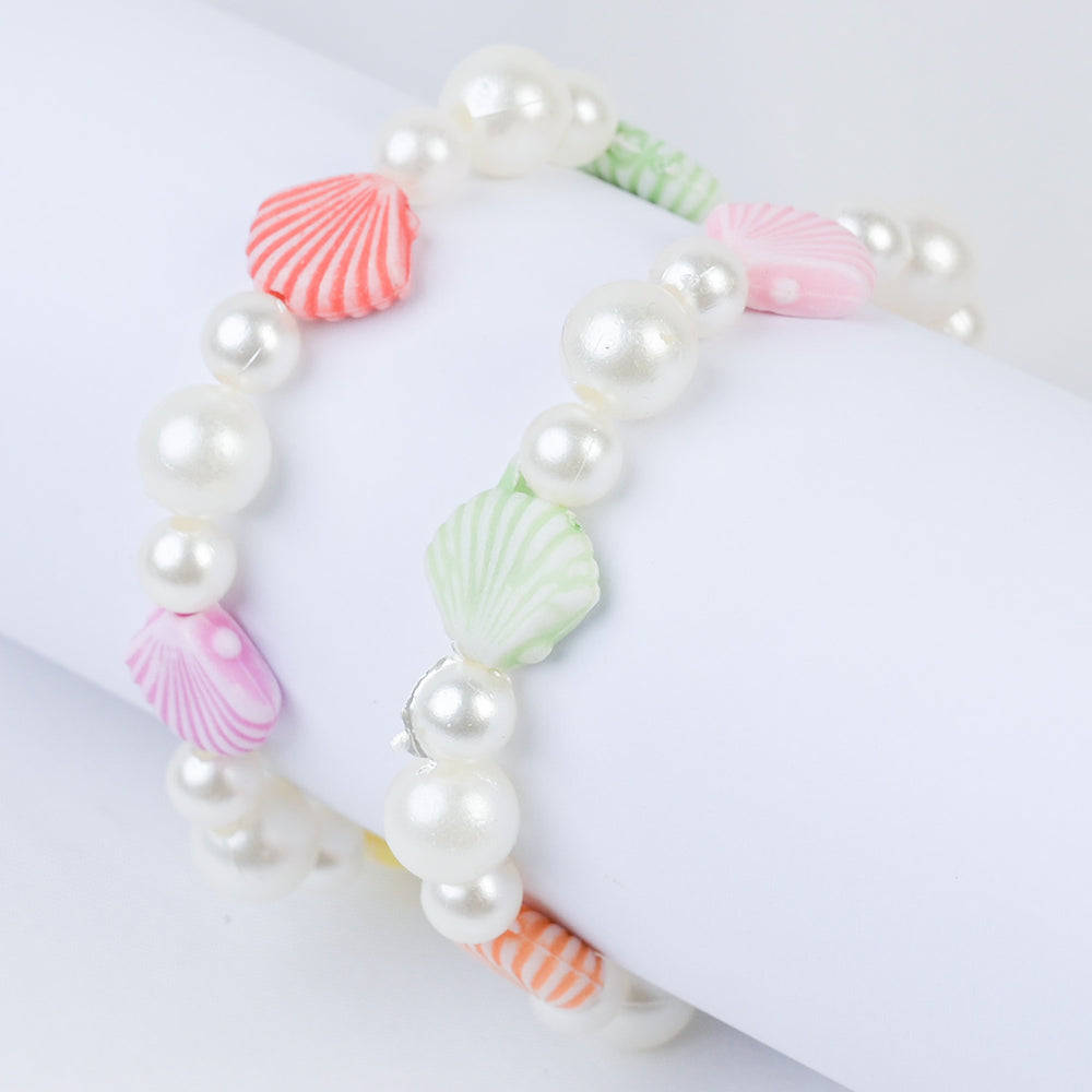 Girls Charm Beaded Bracelet