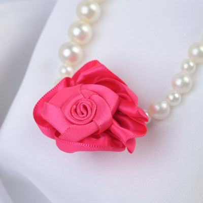 Elegant Flower Necklace/Mala & Bracelet For Girls