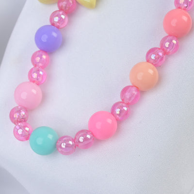 Elegant Beaded Necklace/Mala & Bracelet For Girls