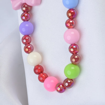 Elegant Beaded Necklace/Mala & Bracelet For Girls