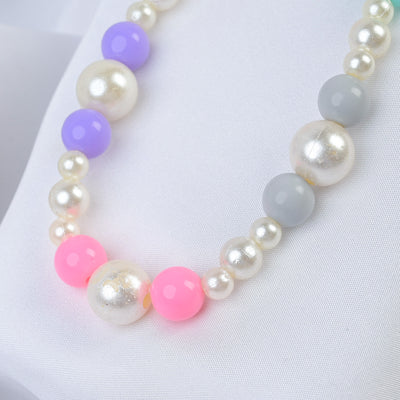 Elegant Beaded Necklace/Mala & Bracelet For Girls