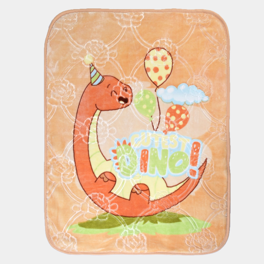 Plush Mink Tinny Tot Cot 2 Ply Blanket