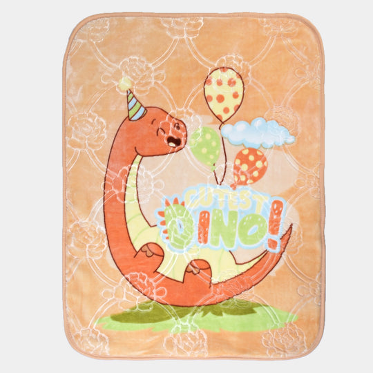 Plush Mink Tinny Tot Cot 2 Ply Blanket