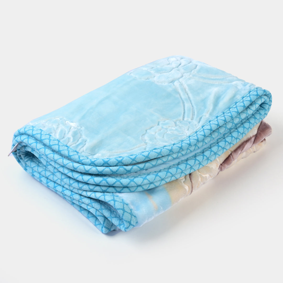 Plush Mink Tinny Tot Cot 2 Ply Blanket