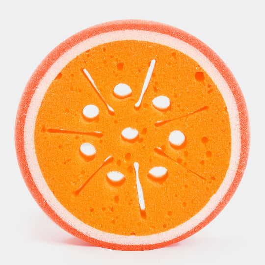 Orange Shape Baby Bath Sponge