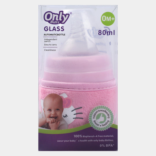 Only Baby Glass Feeding Bottle | 80ml