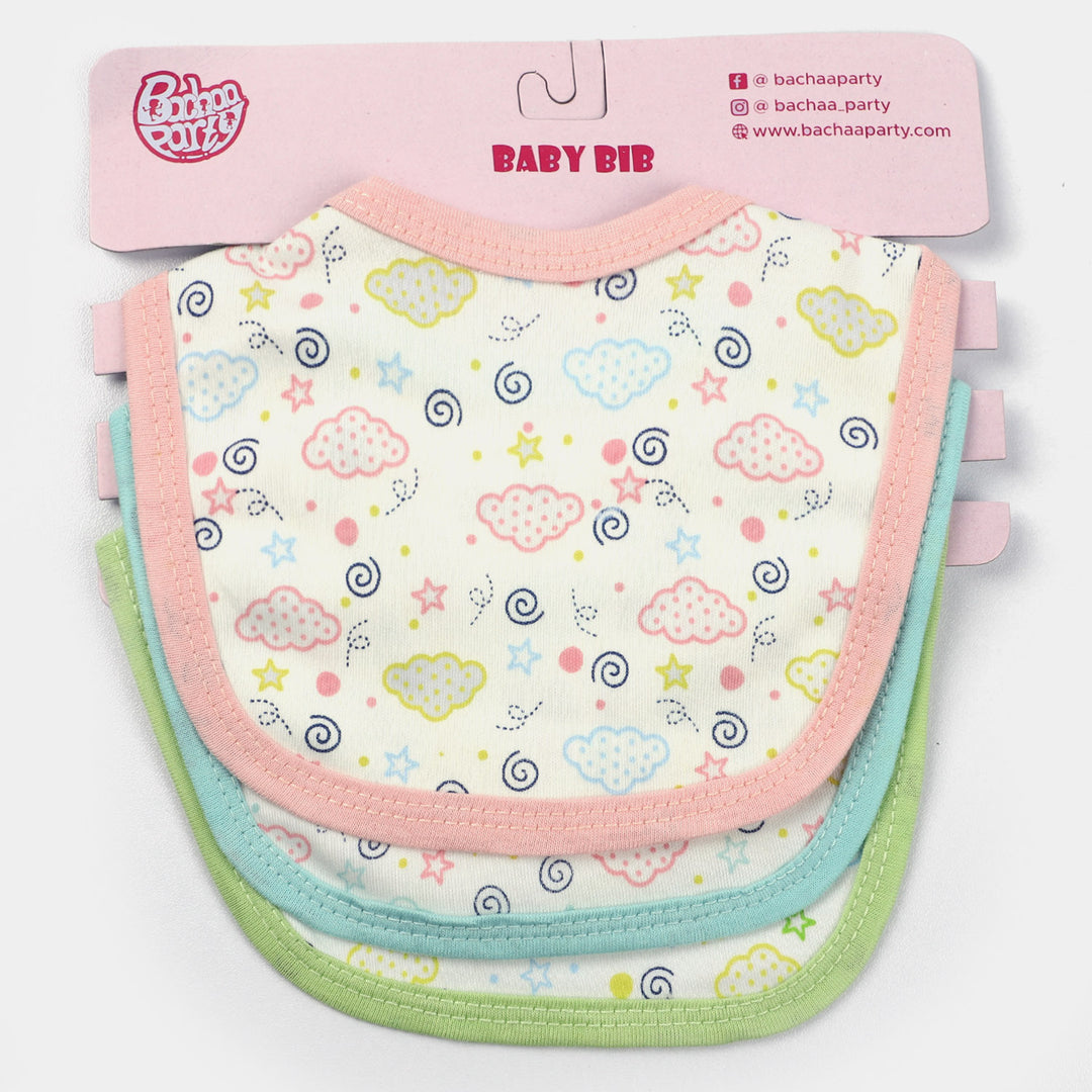 Cotton Bibs Pack of 3