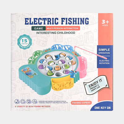 Electric Rotate Fishing Game For Kids