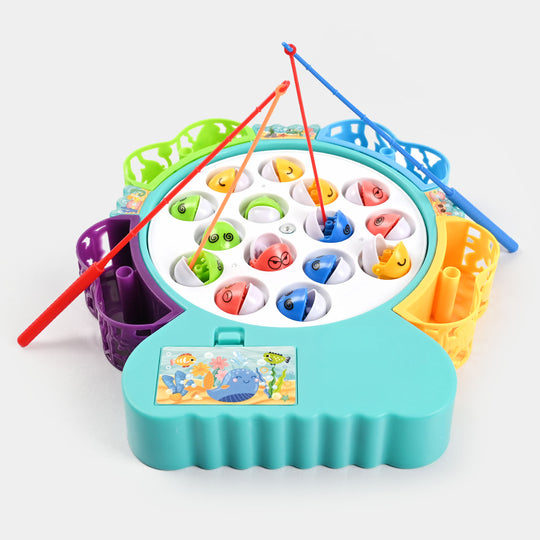 Electric Rotate Fishing Game For Kids