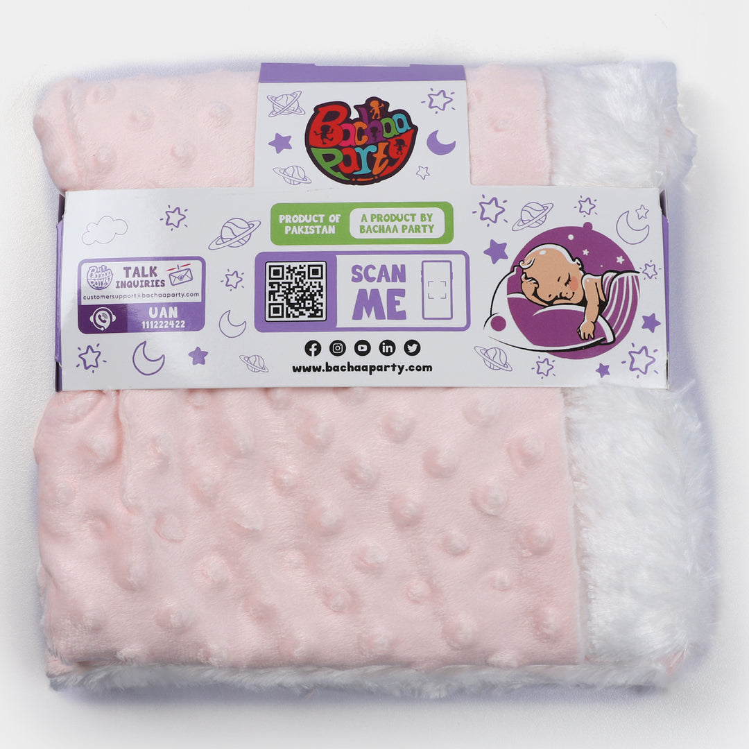 Wrapping Blanket Minky Dot + Fur