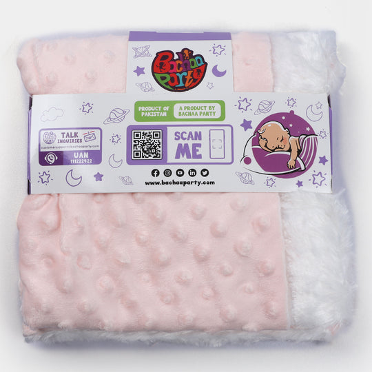Wrapping Blanket Minky Dot + Fur