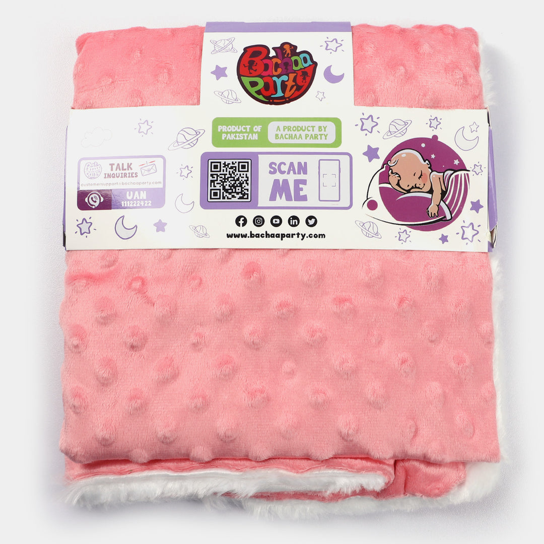 Wrapping Blanket Minky Dot + Fur